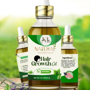 Natural Essentials Hair Growth Oil - 2 oz (100% Natural)